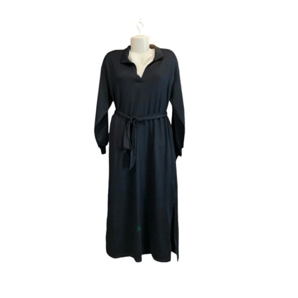 Joe Fresh Women's Black Long Sleeve Sweater Dress w/ Belt Women's Dress | Size M